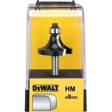 DEWALT Abrundfräser HM Z2 S8 mm D22,7 mm R5 mm DT90013-QZ (1/3)