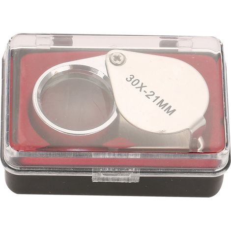 Loupe à bijoux pliable entièrement métallique (1/5)