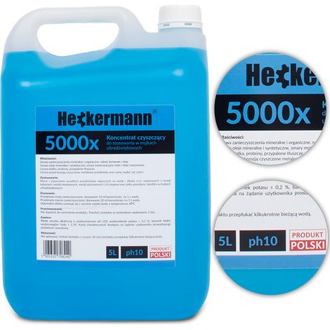 Solution pour nettoyeur à ultrasons Heckermann pH10 5L