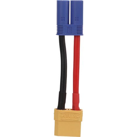 Câble adaptateur XT90 femelle vers EC5 mâle 12AWG connecteur pour voiture RC avion modèle 3,9 pouces (1/5)