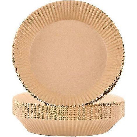 Feuilles de papier pour friteuse à air chaud, 100 pièces, forme ronde, usages multiples (1/5)
