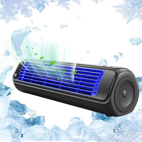 Leiser, 31,2 cm (12,3 Zoll) großer Standventilator ohne Rotorblätter mit horizontaler/vertikaler Oszillation, 3 Geschwindigkeitsstufen, USB-Anschluss, Space Grau (1/5)