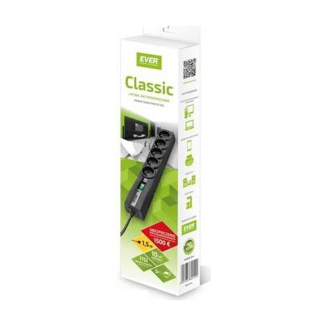 Protector contra sobretensiones Ever Classic de 1,5 m (1/3)