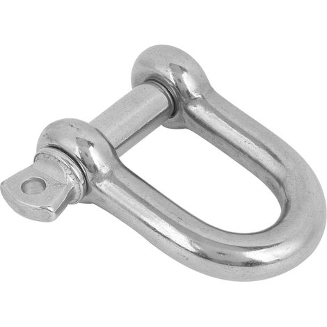 Manille en D en Acier Inoxydable M18 pour Levage de Câbles et Chaînes Extérieur (1/5)