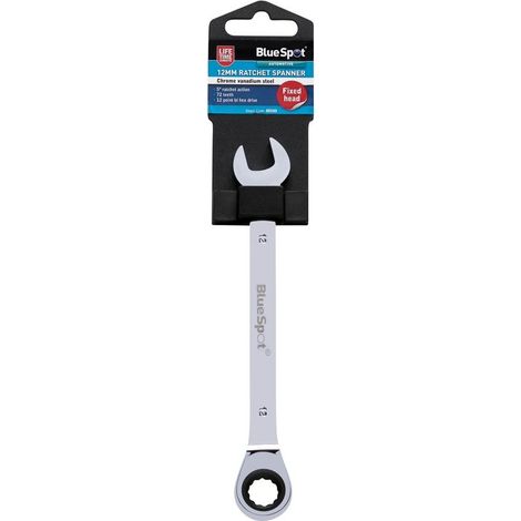 BlueSpot 10mm Chrome Vanadium Ratchet Spanner Flexible Head