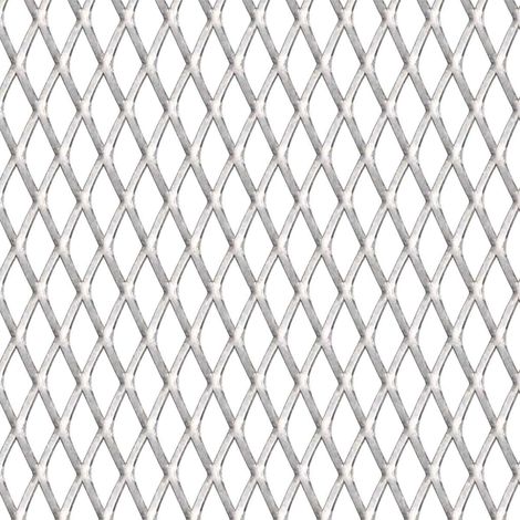 Maison Exclusive - Gittermatte Streckmetall Edelstahl 100x85 cm 4
