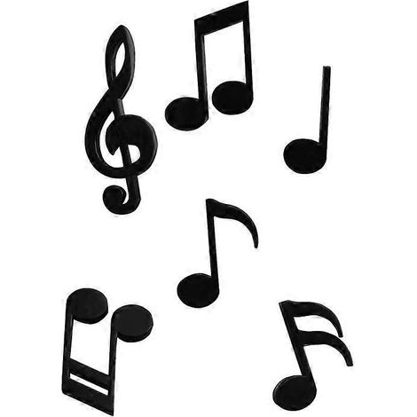 Autocollants amusants pour réfrigérateur, marque-page créatif en forme de touches de piano, aimant pour réfrigérateur, autocollants magnétiques effet schiste (5 au total) (1/5)
