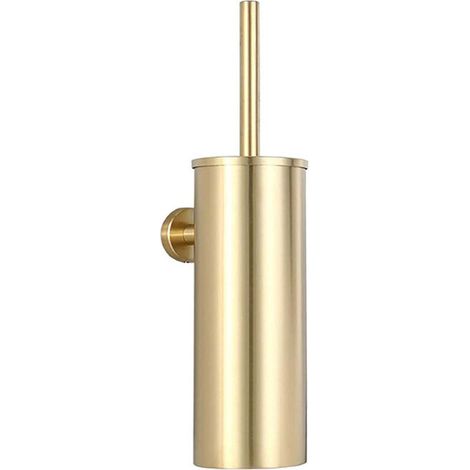 Soporte de pared para escobilla de baño de acero inoxidable 304 – Impermeable y fácil de limpiar – Soporte antibacteriano para baño