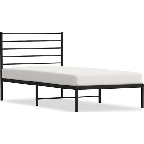 Maison Exclusive - Estructura cama sin colchón con cabecero metal (1/5)