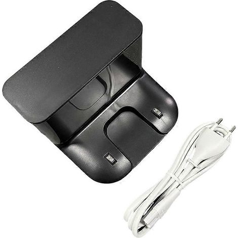 Compatible avec la station de charge et le cordon d'alimentation 1T/1C/2C/MJSTS1, également compatible avec les accessoires d'aspirateur D9/F9/Z10 Pro/D10/D10 Plus, prise standard européenne. (1/5)