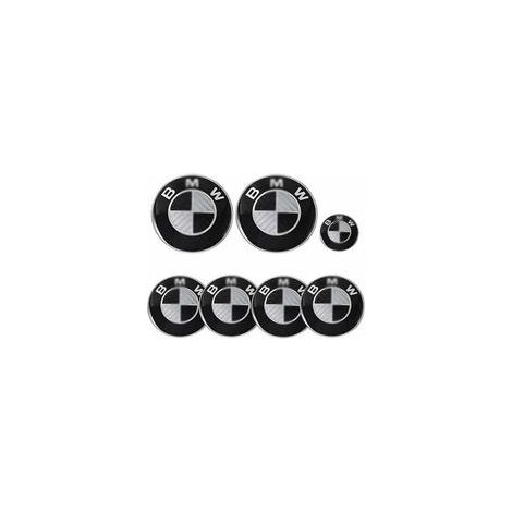 Lot de 7 emblèmes BMW 82mm, 68mm, 45mm – ABS et aluminium – Résistance aux chocs – Imperméables et inoxydables (1/5)