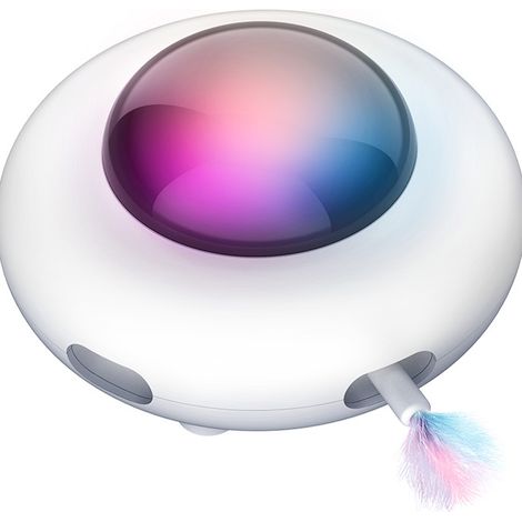 Jouets pour chat mignons, jouet interactif électrique pour chat, plume rechargeable automatiquement (1/2)