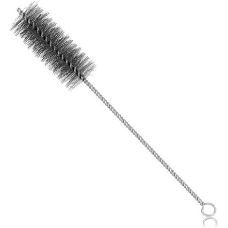 Ofenrohrbürste, Ø 40 mm, Stahldraht, Länge 30 cm, zur Reinigung schwer zugänglicher Stellen, geeignet für Holzpellet-Kamine (1/5)