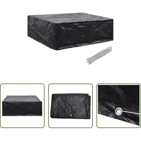 Protection de mobilier extérieur - Housse de salon de jardin 8 œillets 250x210x90 cm (1/5)