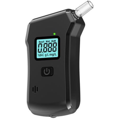 Éthylotest professionnel portable – Éthylotest de précision avec écran LCD pour le dépistage et l'analyse de l'alcoolémie. (1/5)