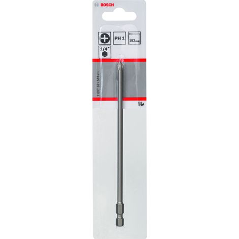 Punta de atornillar extra dura Phillips PH2 (152 mm)  BOSCH 2607001540 (1/2)