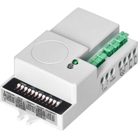 Détecteur de mouvement avec Dimmer et DIP Switch IP20 - SILAMP (1/2)