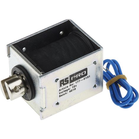 Electroaimant linéaire RS PRO 12 V 50 x 37 x 41 mm ( Prix pour 1 ) (1/3)