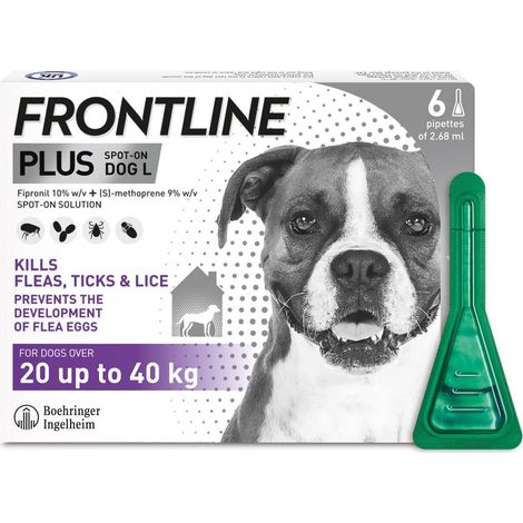 Frontline Plus L Dog x 6 - 266108