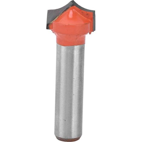 CNC-Fräser, Hartmetallklinge, 45-Gauge-Stahlkörper, PTFE-Beschichtung, 8 mm/0,3 Zoll Rundschaft, sauber