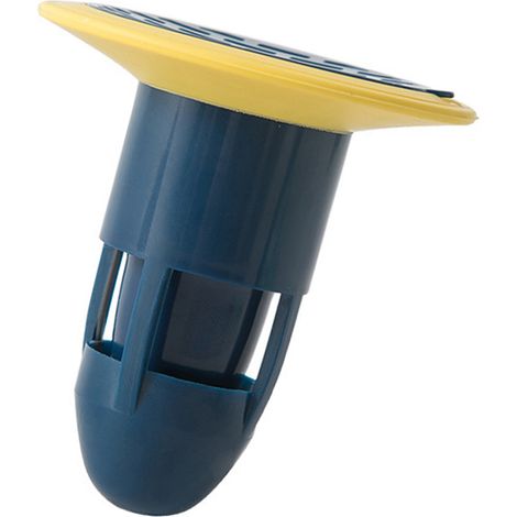 Geruchsneutralisierender Bodenablaufeinsatz, Verstopfungsschutz, Abflusssieb, insektenabweisend, geruchshemmend, nordisch blau (1/5)