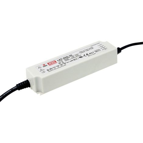 Mean Well LPF-60D-30 LED-Treiber, LED-Trafo  Konstantspannung, Konstantstrom 60 W 2 A 18 - 30 V/DC d