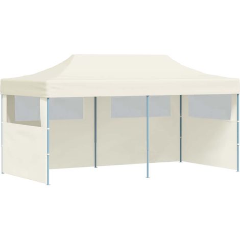 Party Tent Folding Cream 291 x 580 x 315 cm Oxford Fabric vidaXL