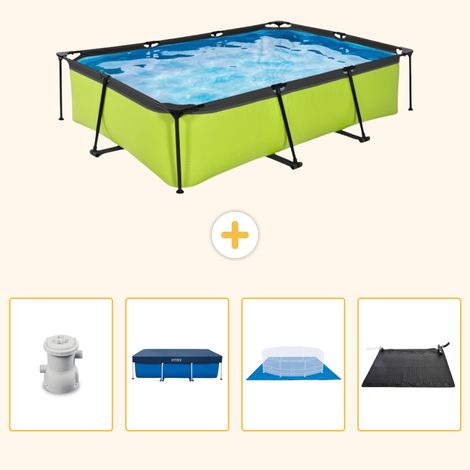Exit-toys Piscine Exit Rectangulaire - 300x200x65 cm - 5-pièces S214 (1/5)