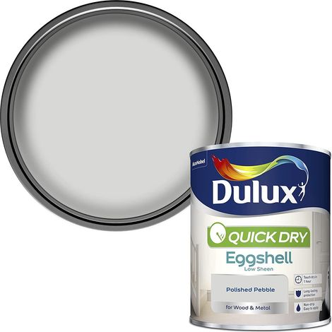 Dulux Quick Dry Eggshell - Polished Pebble - 750ml