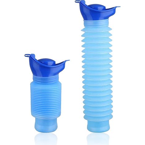 Urinario telescópico, urinarios para hombres y mujeres, apto para emergencias en el coche, inodoros secos, apto para acampar y hacer senderismo. (1/5)