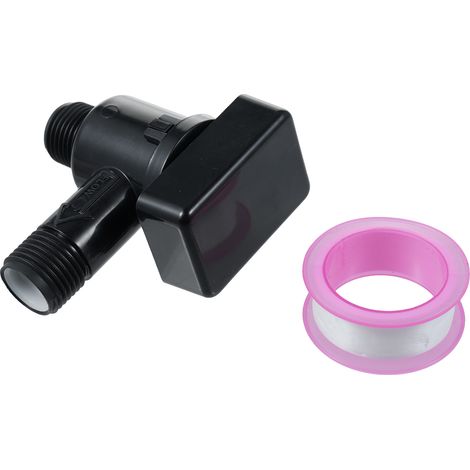 Ortviai Robinetterie anti-siphon pour réservoir eaux noires RV – Valve de coupure sous vide 571-VAC-CHK-A, filetage NPT 1/2"