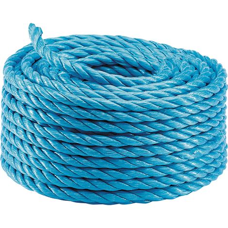 Draper 20M x 8mm Polypropylene Rope - Durable, Lightweight, and Versatile for Marine, Camping, and DIY Use (1/5)