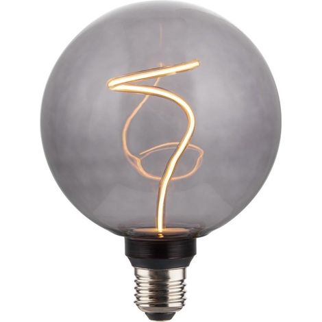 Hama LED-Filamentlampe E27 G125 smoke dimmbar