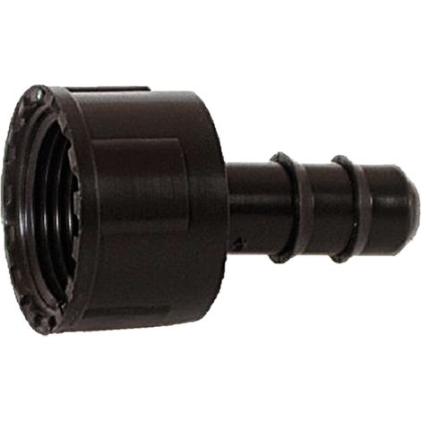 RACCORDO PORTAGOMMA CON GHIERA FEMMINA ø 16 x 3/4 - pz 5  - Blister Koncreto