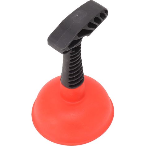Mini déboucheur puissant avec poignée antidérapante, petit déboucheur efficace pour toilettes, baignoire et lavabo (type 1). (1/5)