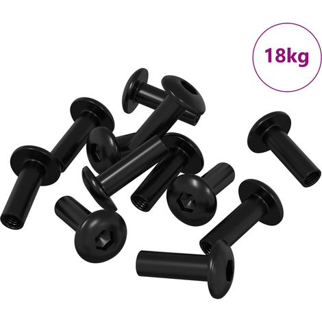 Boulons à Manchon 8451 pcs Noir Métал