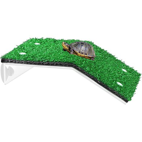 Tortue Plateforme, Rampe Reptile Tortue Flottante,Turtle Ramp Plateforme Échelle d'escalade de Tortue (S) (1/5)