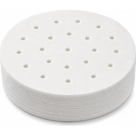 Papier Cuisson 100 avec Trous pour Vapeur et Air Fryer 10 cm (1/5)