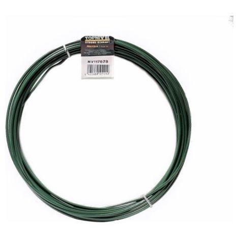 Alambre Acero Plastico Verde Nivel 50 Mt