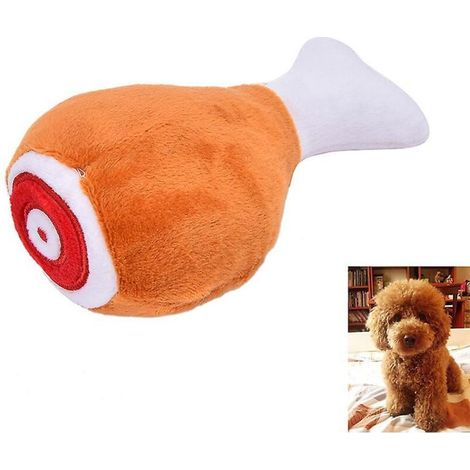 1 jouet à mâcher en forme de baguette pour animal de compagnie, chien ou chat, en peluche couineur (1/5)