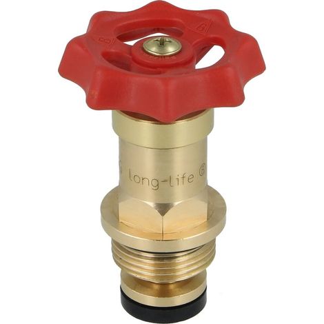 Tête avec chambre à graisse en laiton rouge pour vanne à passage direct 3/4’’