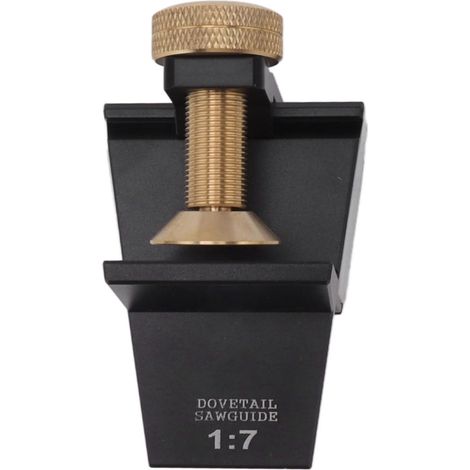 Guide de coupe pour assemblages à queue d'aronde HONGDUI YW09, échelle 1:7, pour scie manuelle (1/5)