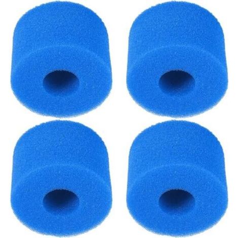 4X Filtre Mousse Ø10,8x7,3 cm 40PPI Compatible avec Intex Purespa S1 Spa Piscine Filtration Nettoyage