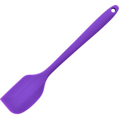 Silikonspatel, Gebäckwerkzeug, lebensmittelecht, flexibler Allzweckspatel, Butterspatel für Kuchen, lila. (1/5)