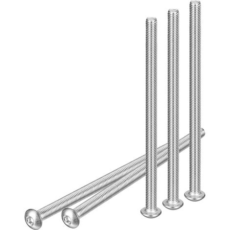 Vis à Tête Cylindrique à Six Pans Acier Inox 304 M5-0,8x90mm 10pcs (1/5)