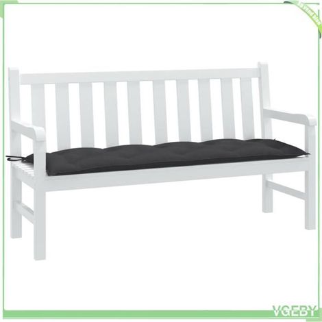 Coussin de banc - FAFЕISY - 4002552 - Anthracite mélangé - 150x50x7 cm - Tissu résistant UV (1/5)