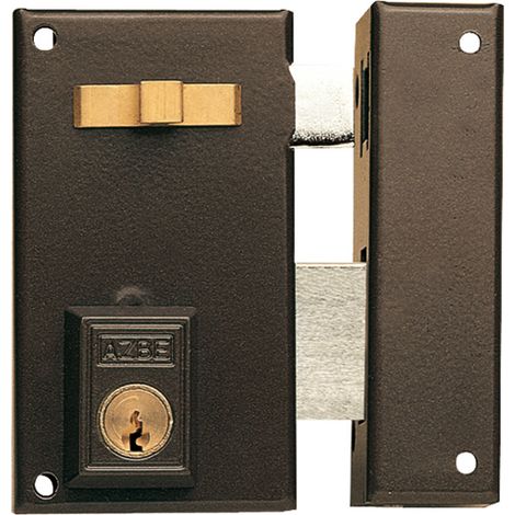 Cerradura Sobreponer 70X40Mm 56A70Dhp Hierro Pintado Picaporte/Palanca Derecha Yale