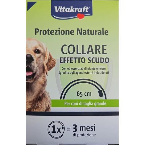 VITAKRAFT COLLARE ANTIPARASSITARIO EFFETTO SCUDO PER CANI DI TAGLIA GRANDE SUPERIORE AI 25 KG