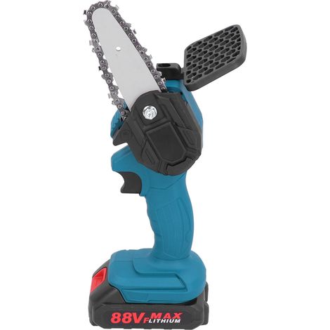 Scie Électrique Portable 10,2 cm pour Taille Arbres et Branches, Machine de Coupe Compacte 100-240V avec Batterie 1500mAh