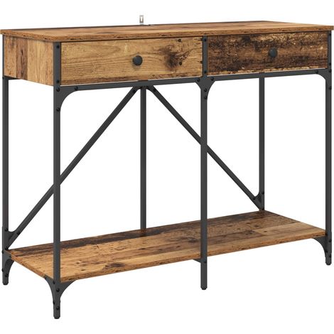 Maison Exclusive - Table console Bois Ancien 100 x 39 x 78,5 cm Bois d'ingénierie